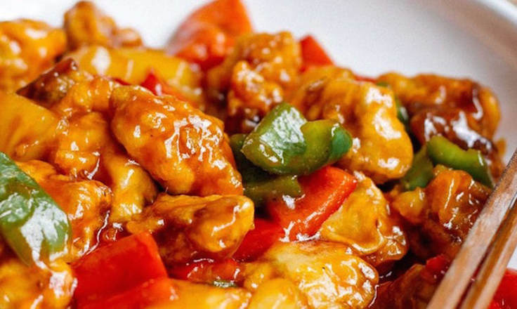 SWEET & SOUR PORK WITH PINEAPPLE - ASIAN TOP 10 RECIPES